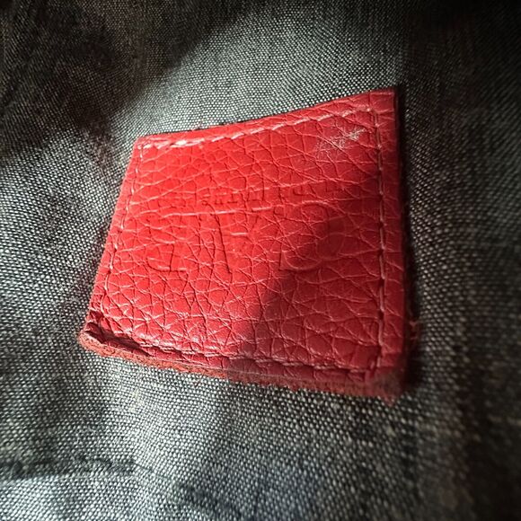 Cab Blanche Shell Canteen Black Suede Rainbow Clamshell Fold Crossbody Purse - Picture 11 of 16